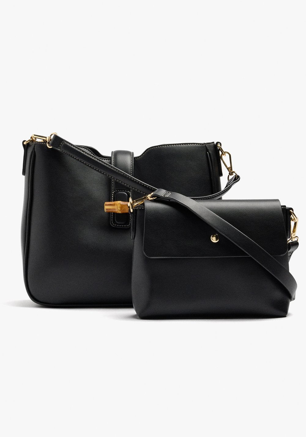 Cartera de Mano Liso con Bandolera Parfois 3