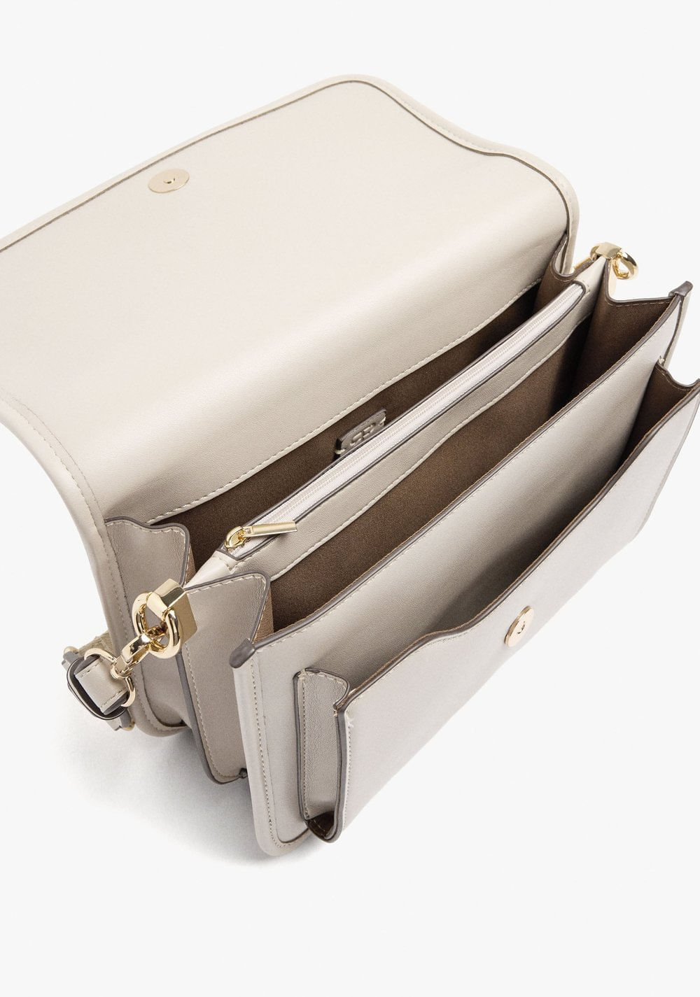 Cartera de Mano con Solapa y Bandolera Parfois 4
