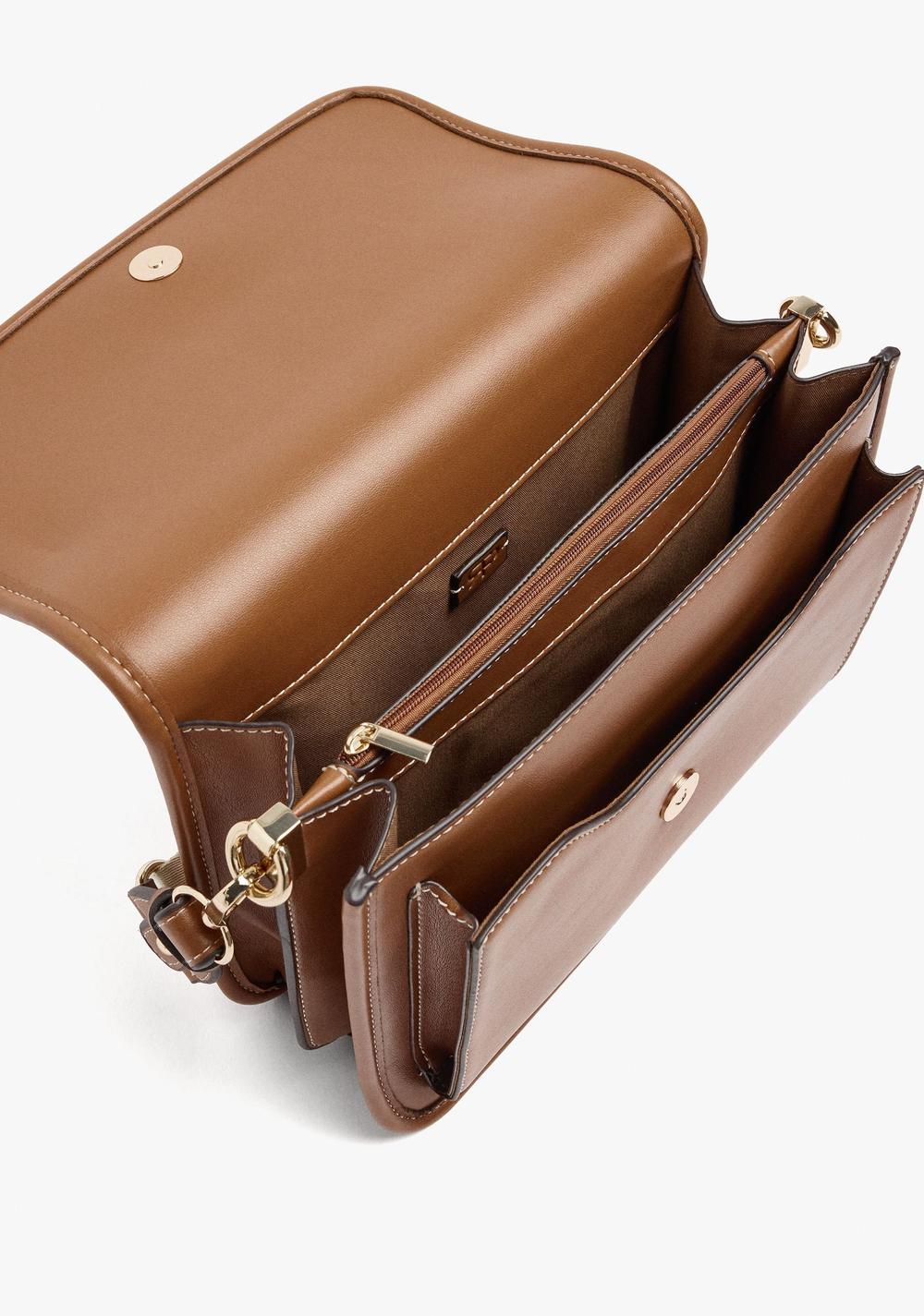 Cartera de Mano con Solapa y Bandolera Parfois 4