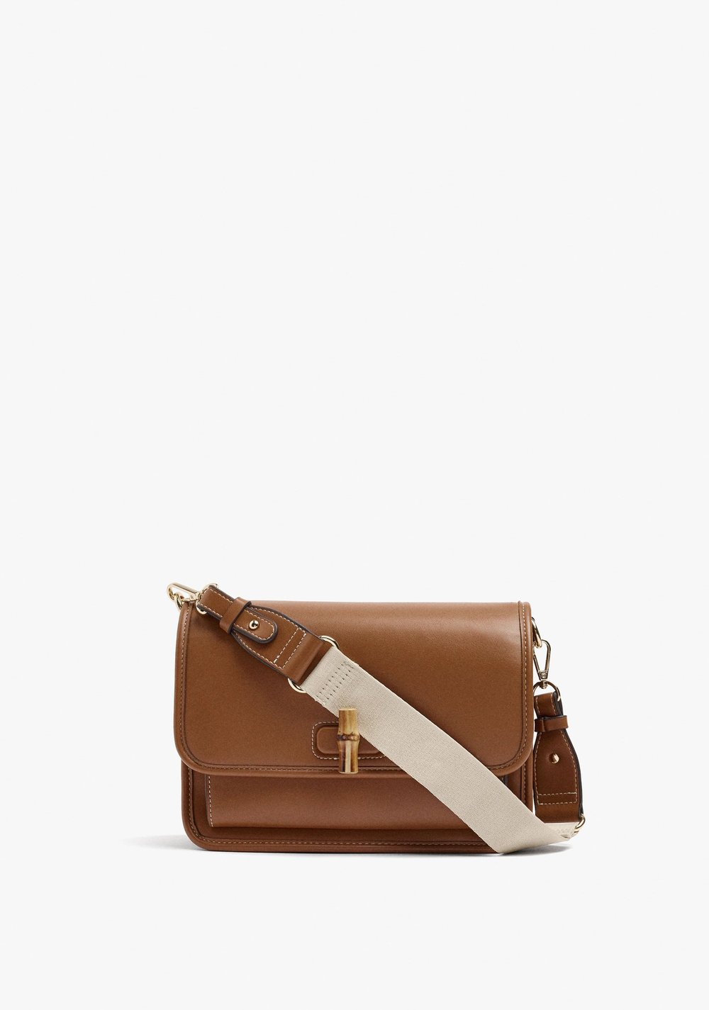Cartera de Mano con Solapa y Bandolera Parfois