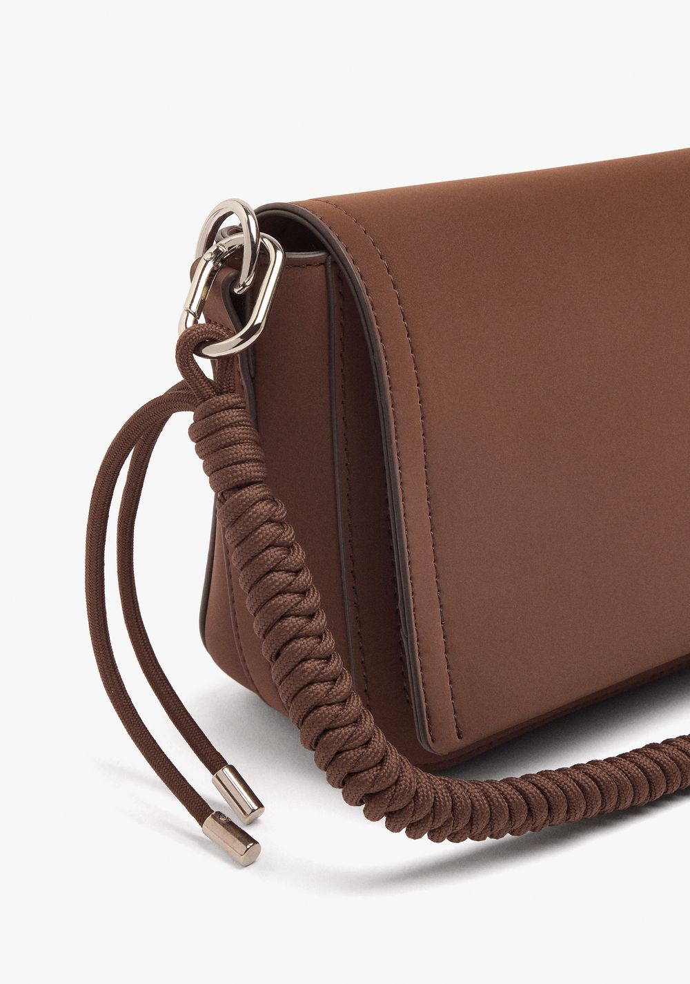 Cartera de Mano con Bandolera con Textura Suave Parfois 2