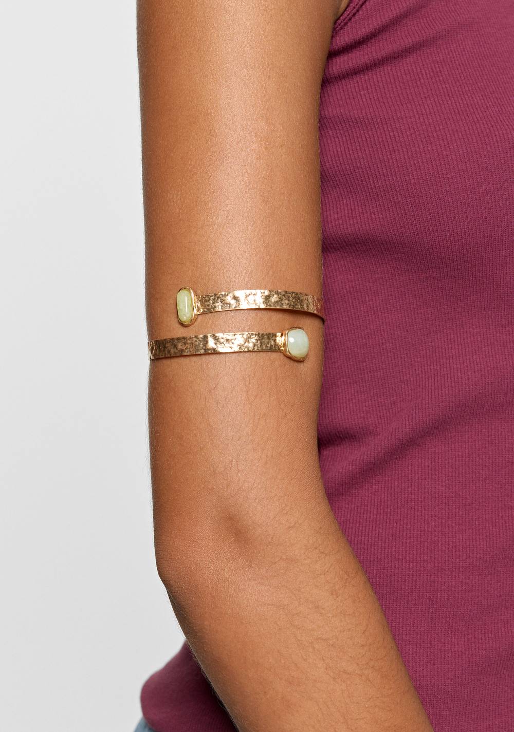 Brazalete Cruzado con Piedras Parfois 2