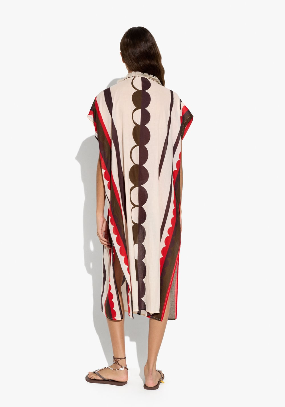 Caftán Estampado Parfois 4