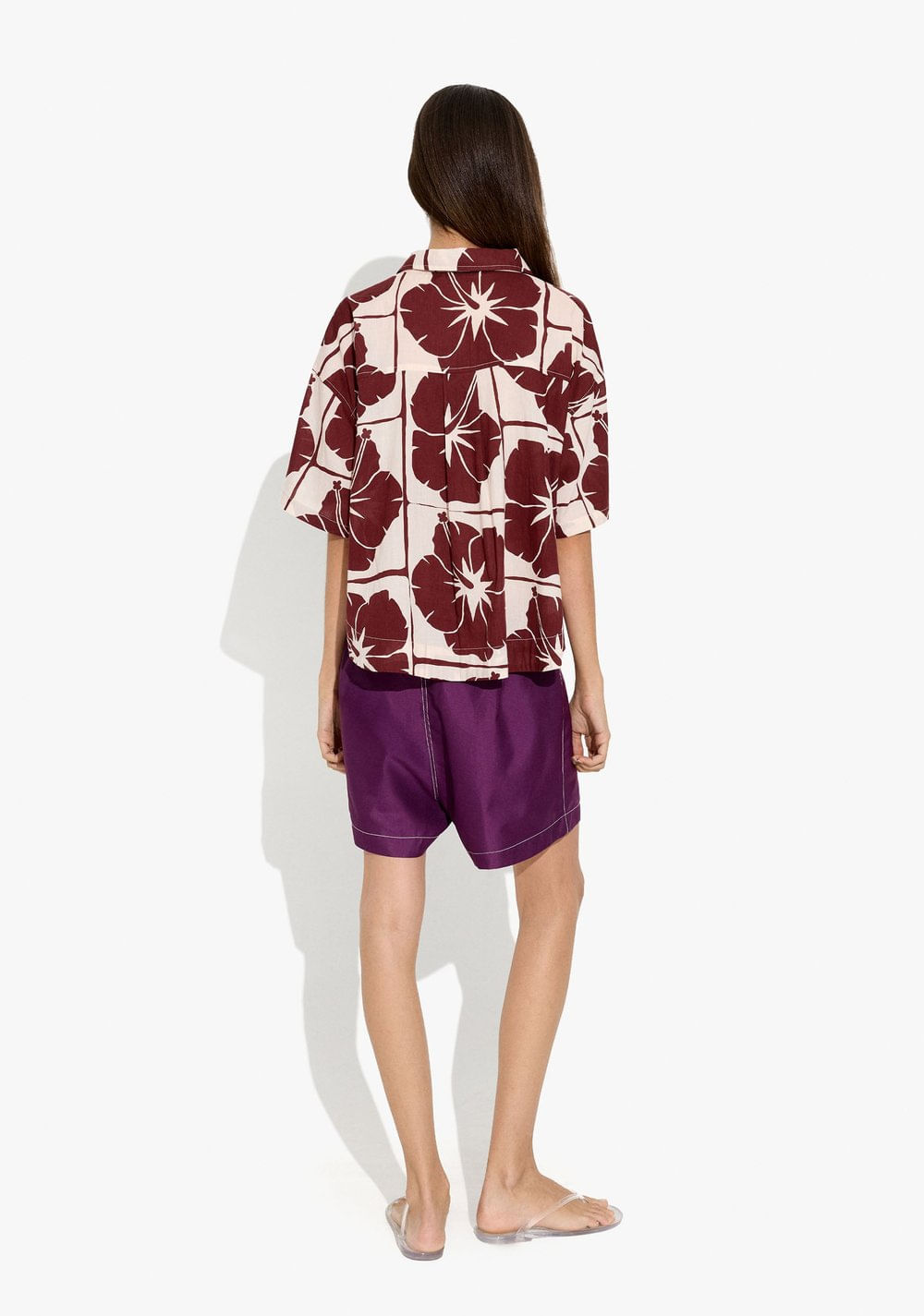 Camisa con Estampado Floral Parfois 3