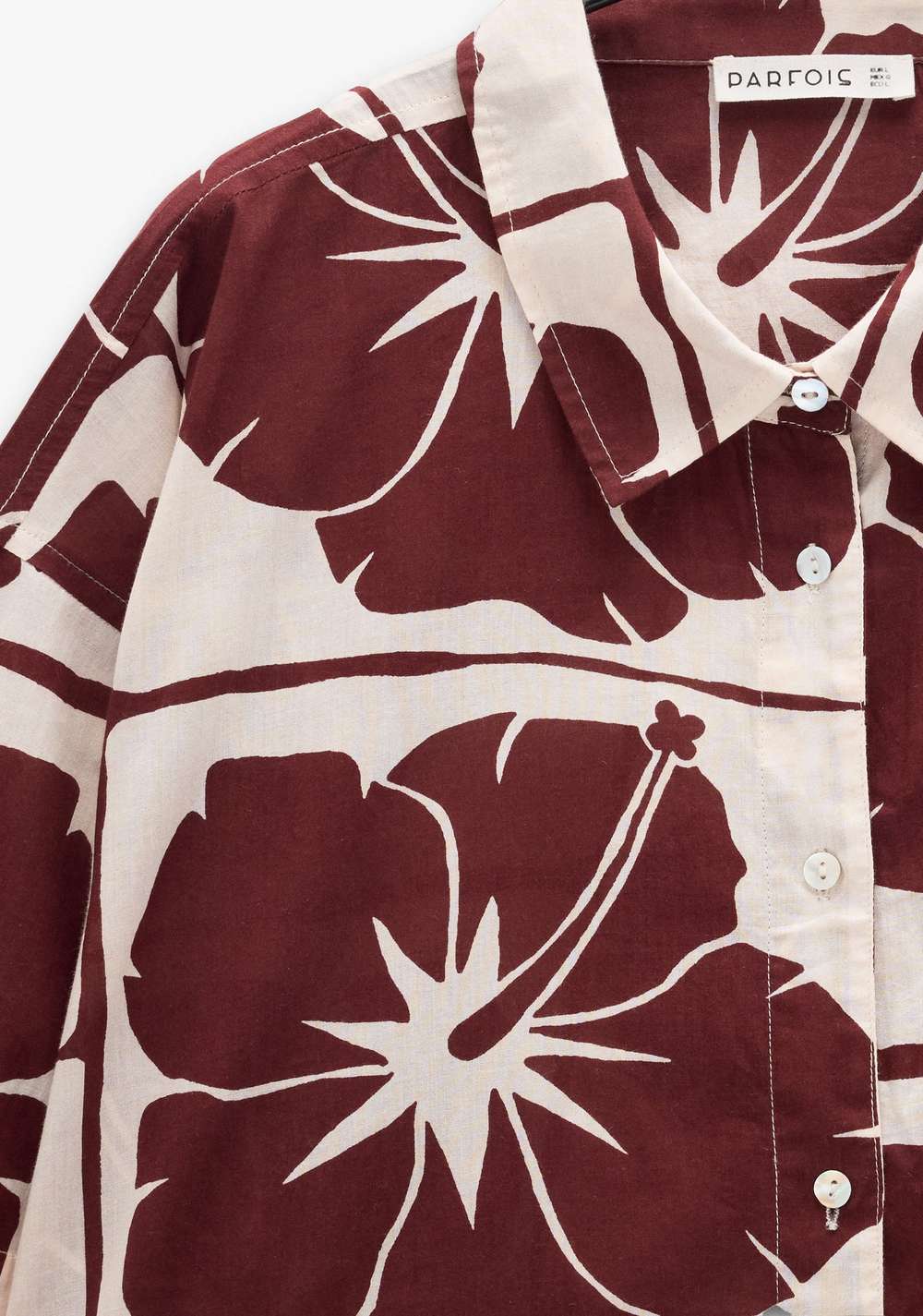 Camisa con Estampado Floral Parfois 4
