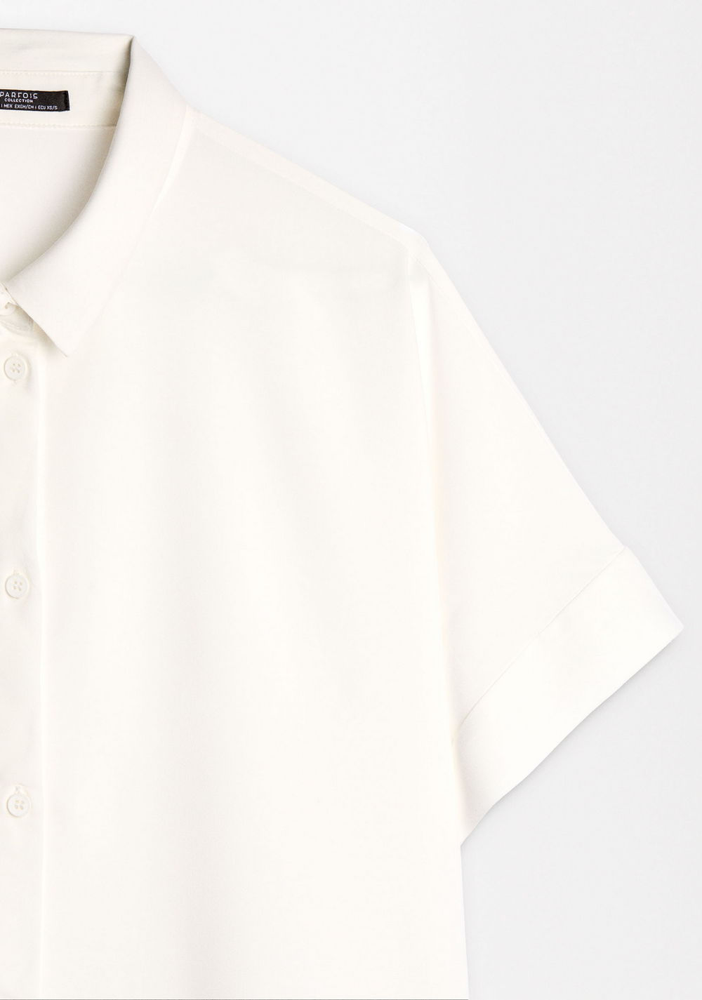 Camisa Manga Corta con Botones Parfois 5