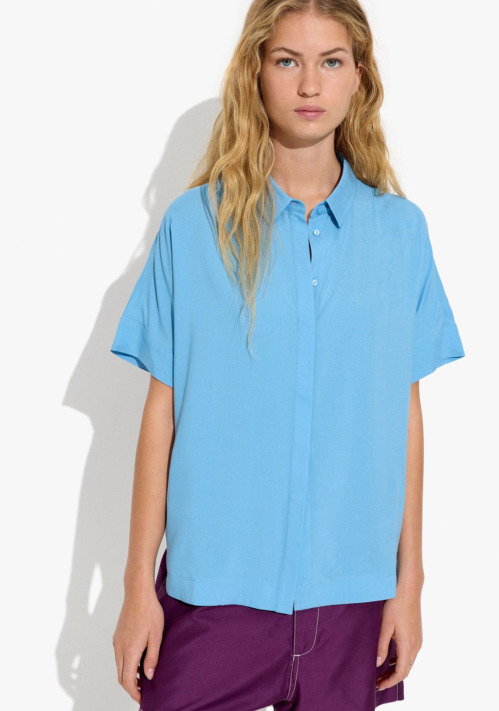 Camisa de Manga Corta Parfois