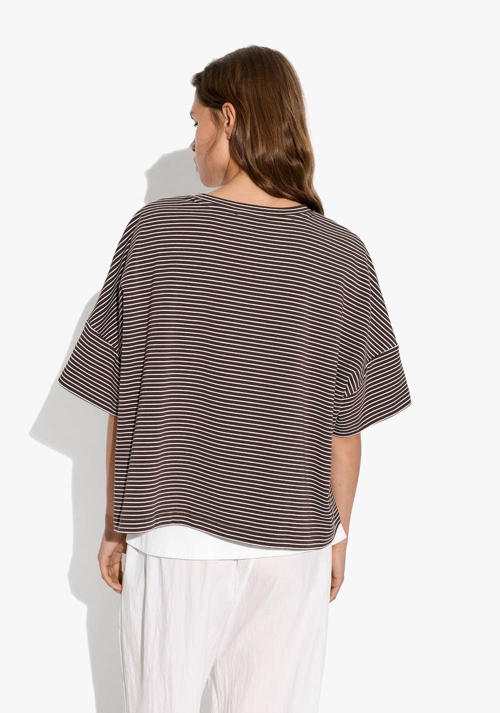 Camiseta de Algodón con Rayas Parfois 4