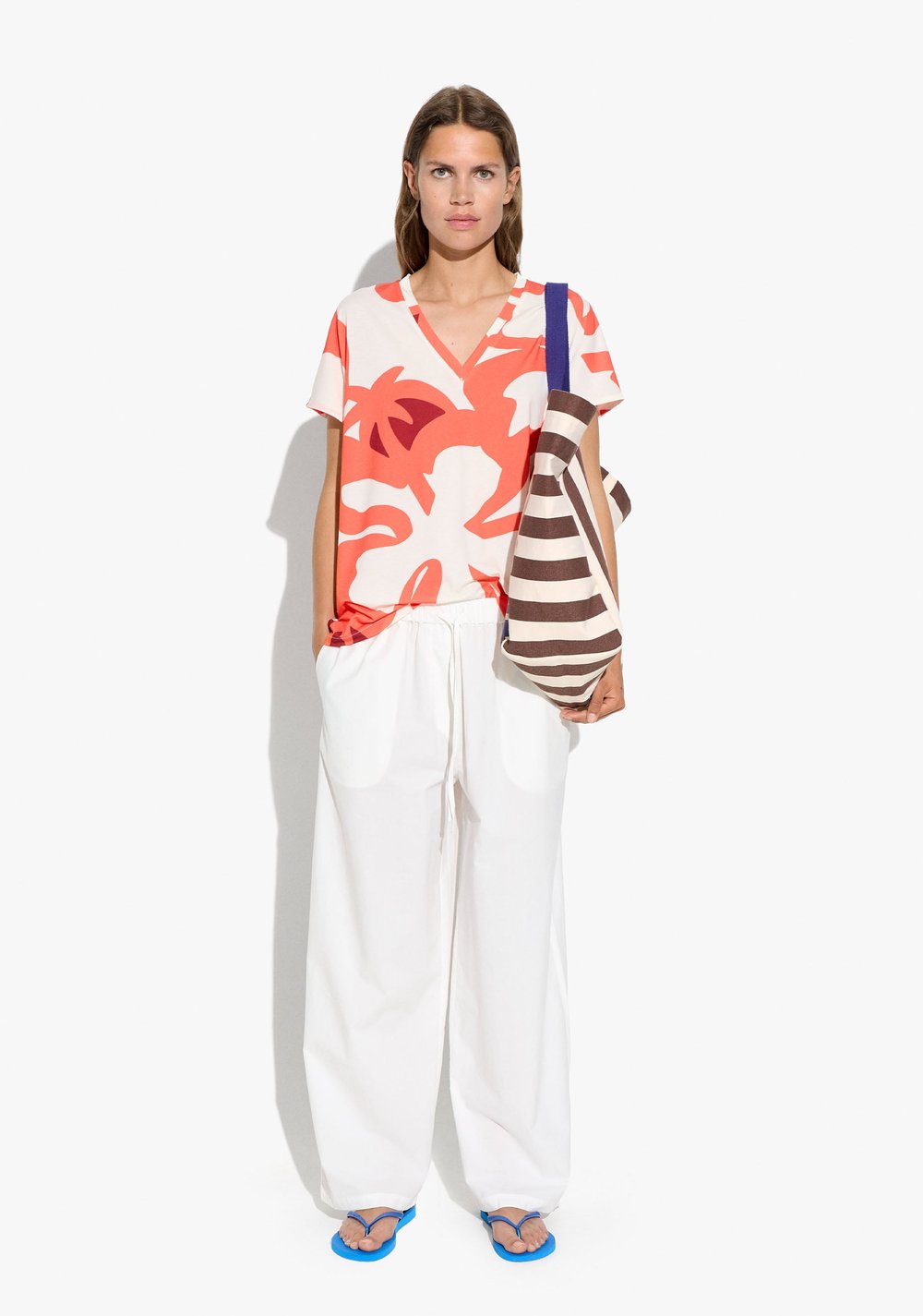 Camiseta Estampado Floral Parfois 5