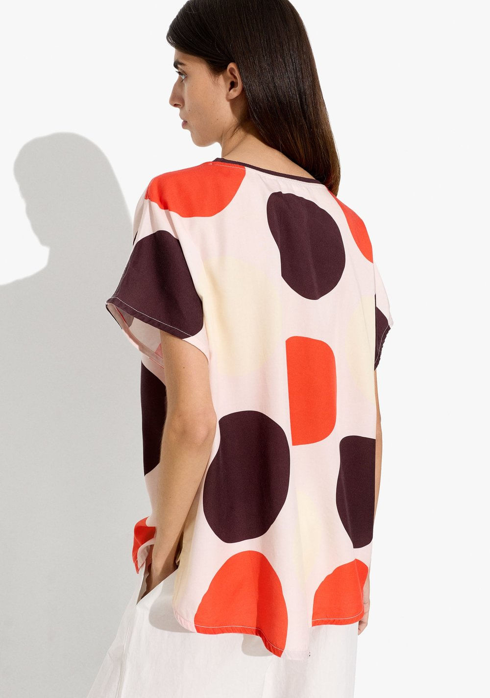 Camiseta Estampado de Hojas Parfois 3
