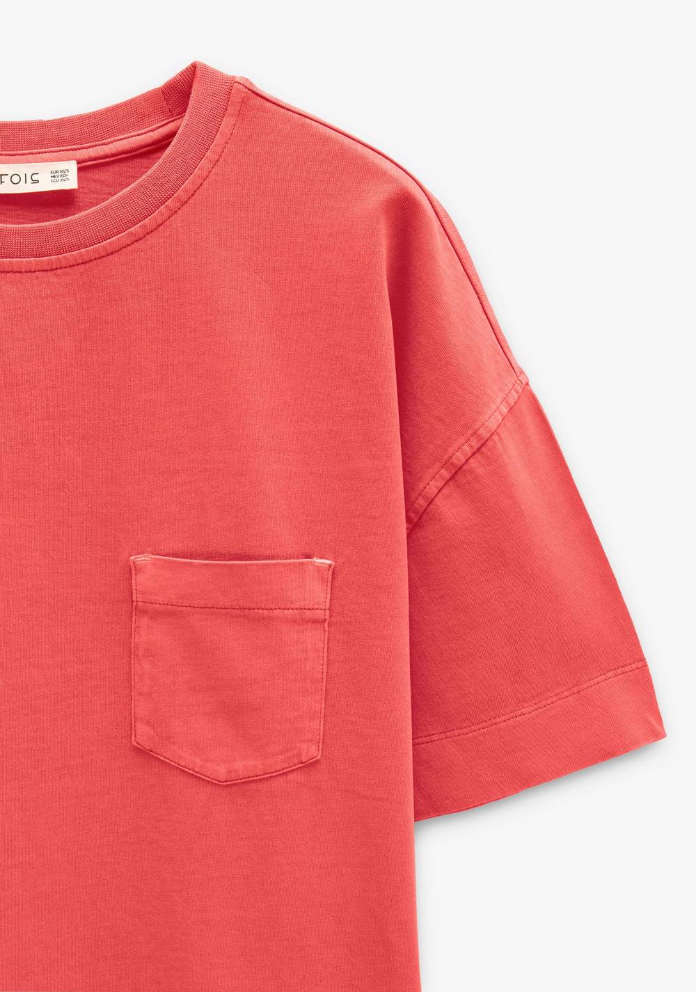 Camiseta Lisa con Bolsillo Parfois 6