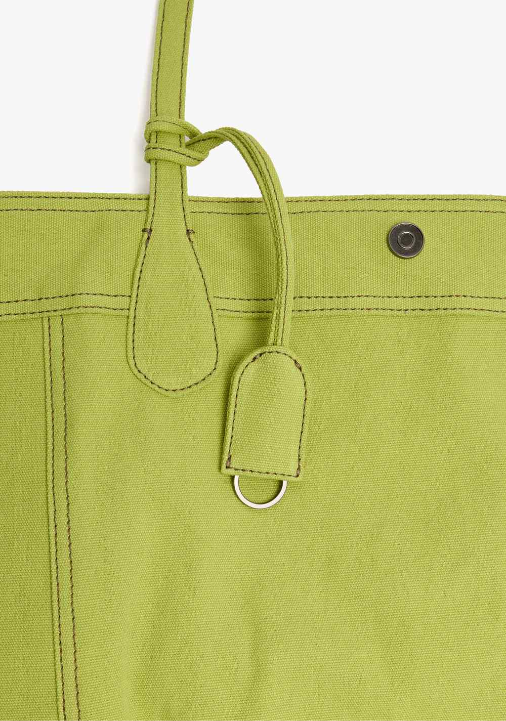 Cartera Shopper Canvas con Colgante Parfois 2