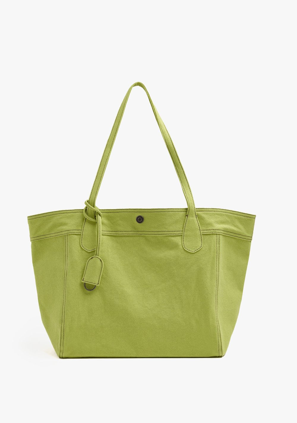 Cartera Shopper Canvas con Colgante Parfois Imagen Principal