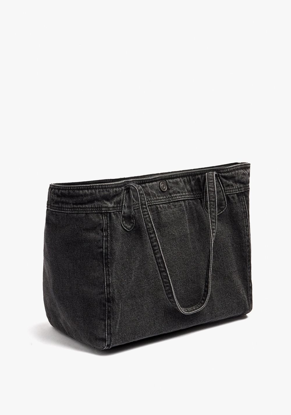 Cartera Shopper Denim con Colgante Parfois 4