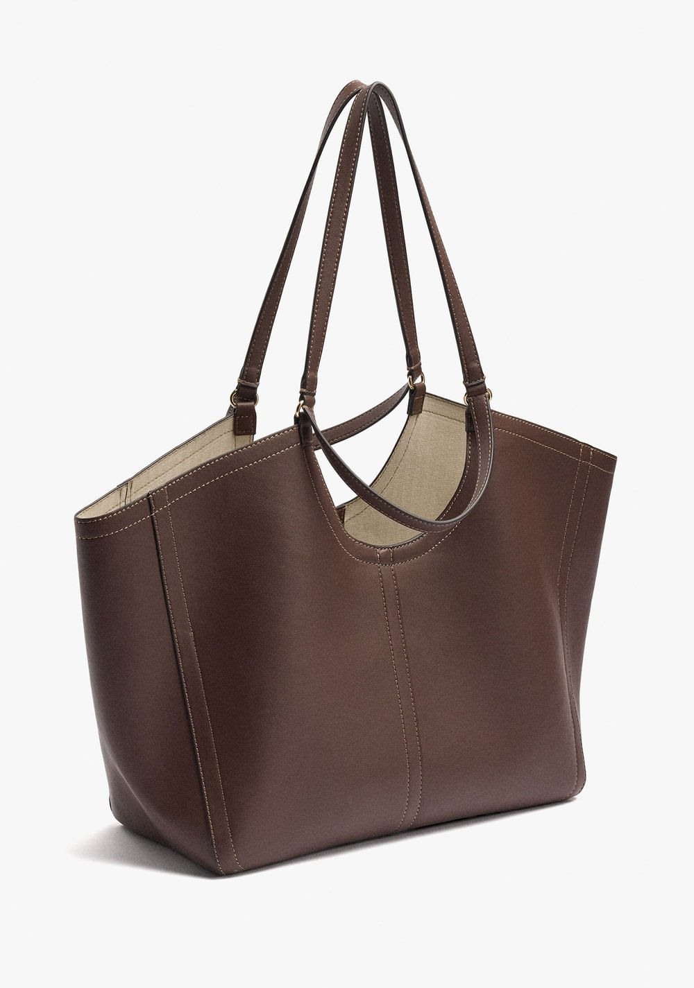 Cartera Shopper con Pespuntes L Parfois 5