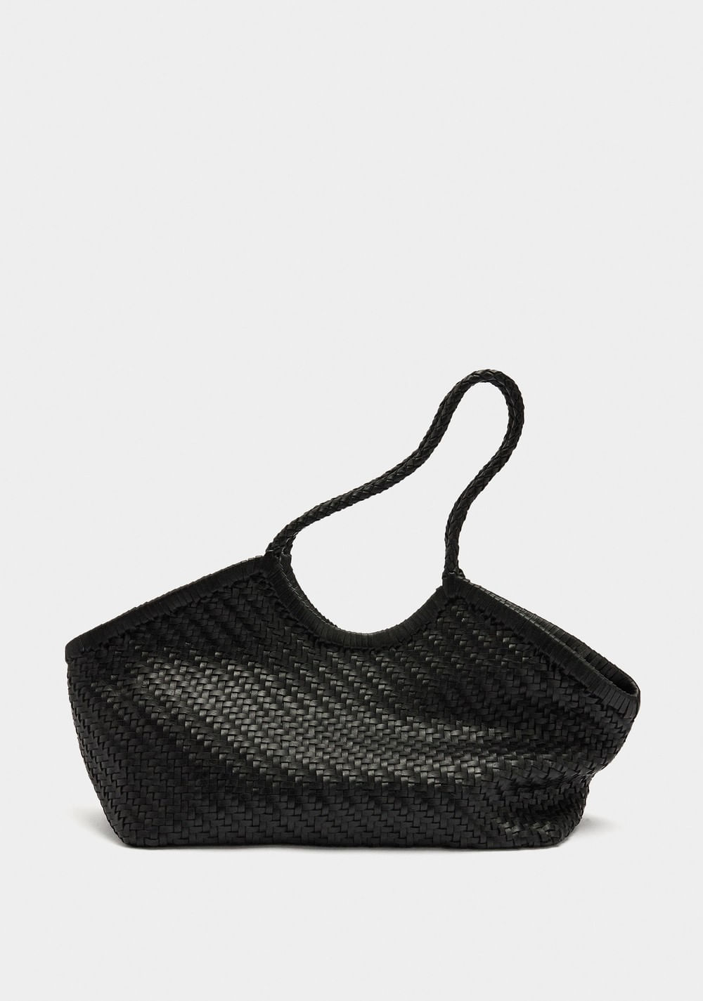 Cartera Shopper de Piel Trenzada Parfois 6