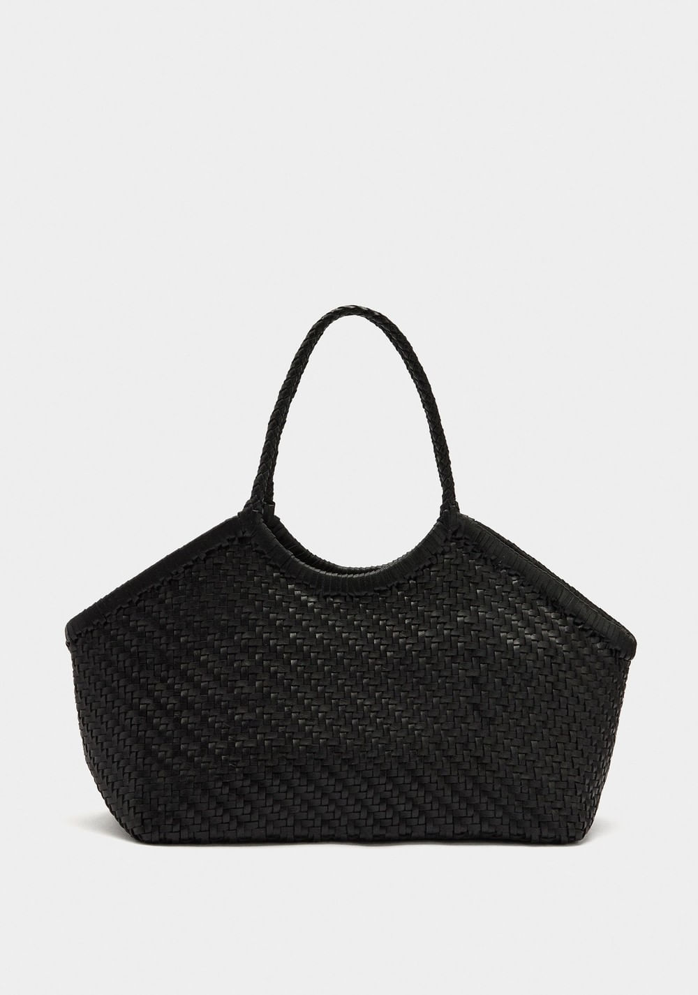 Cartera Shopper de Piel Trenzada Parfois Imagen Principal