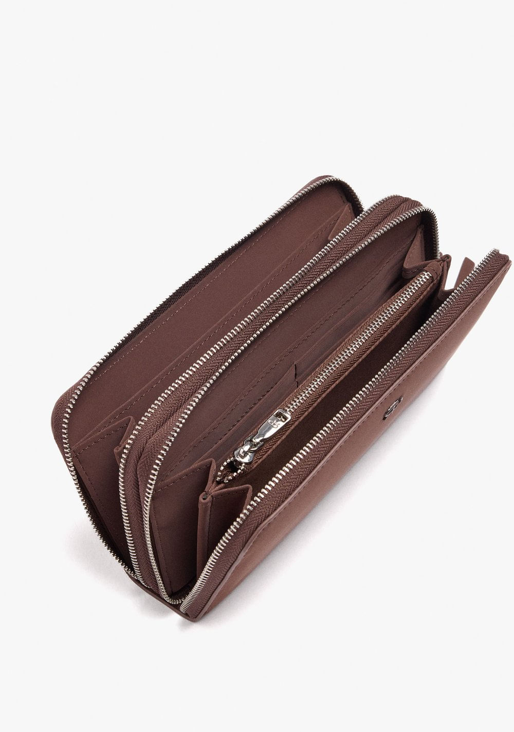 Cartera Textura Suave con Cierre Doble Parfois 4