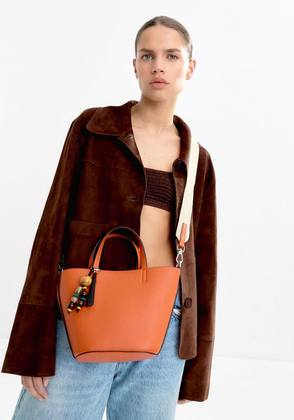 Cartera Tote con Bolso Removible Parfois 5