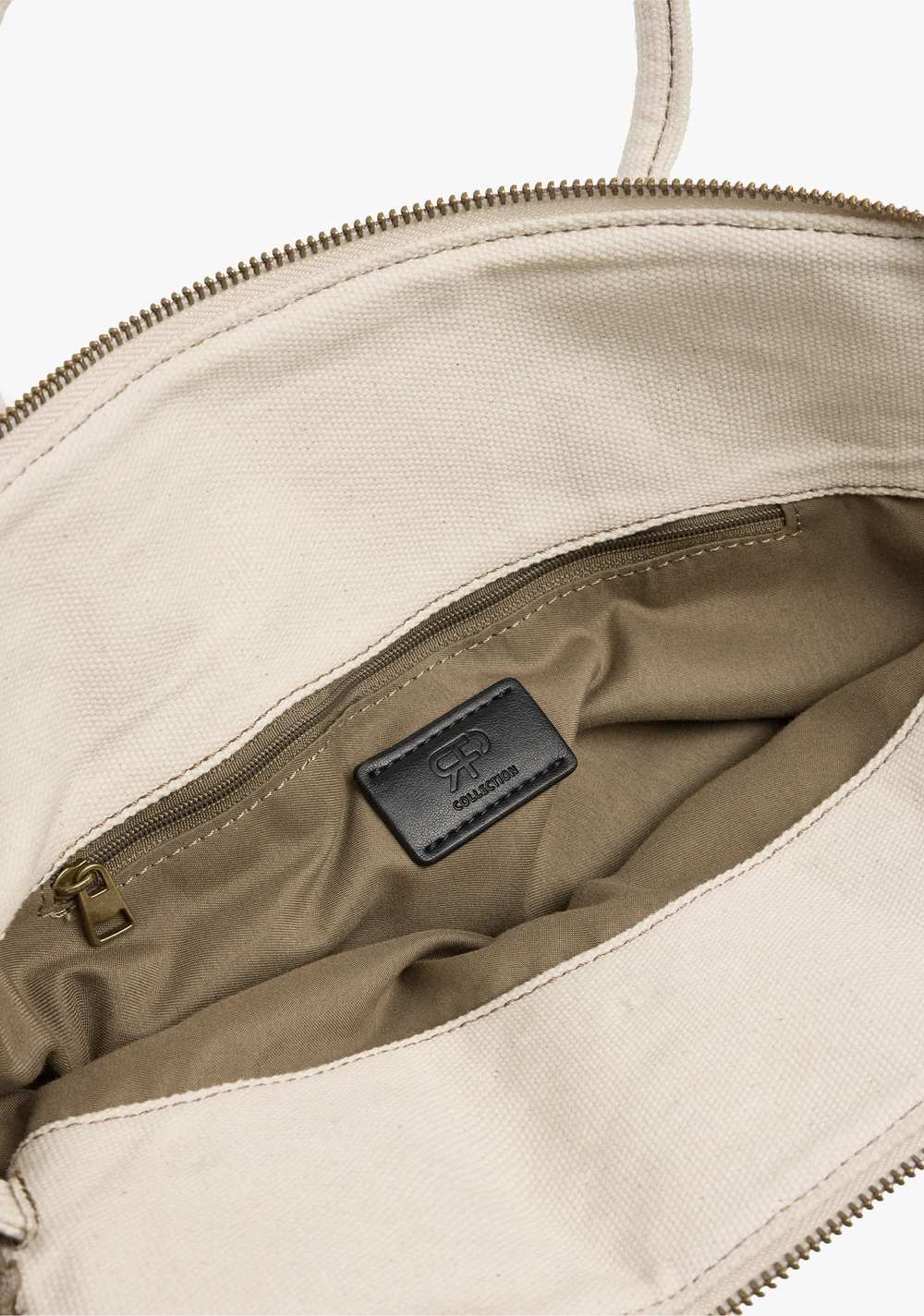 Cartera Tote Canvas con Bandolera Parfois 4