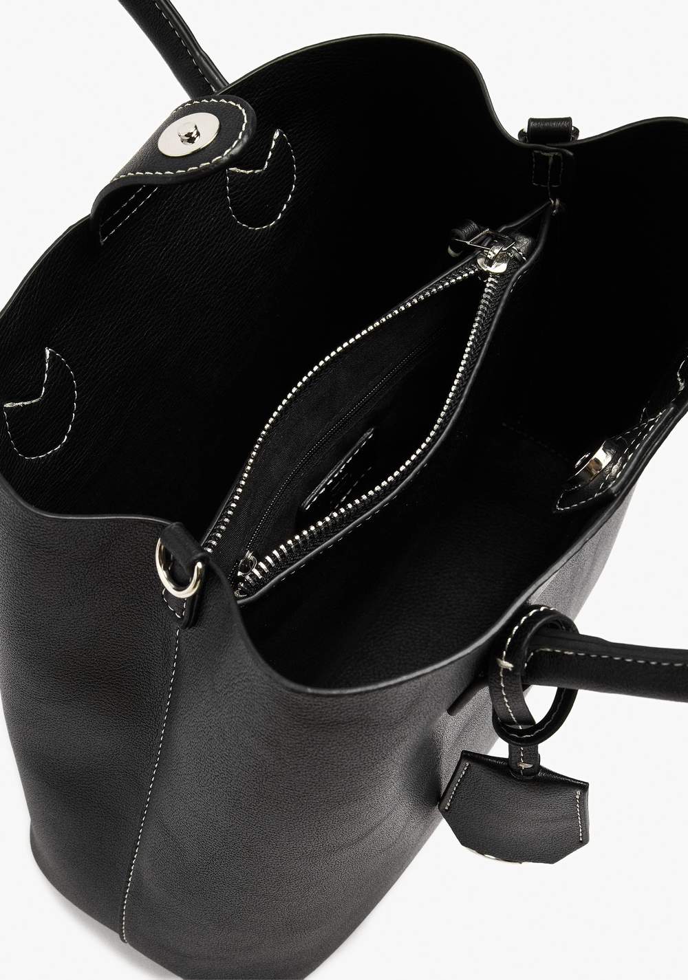 Cartera Tote con Colgante y Bandolera Parfois 5