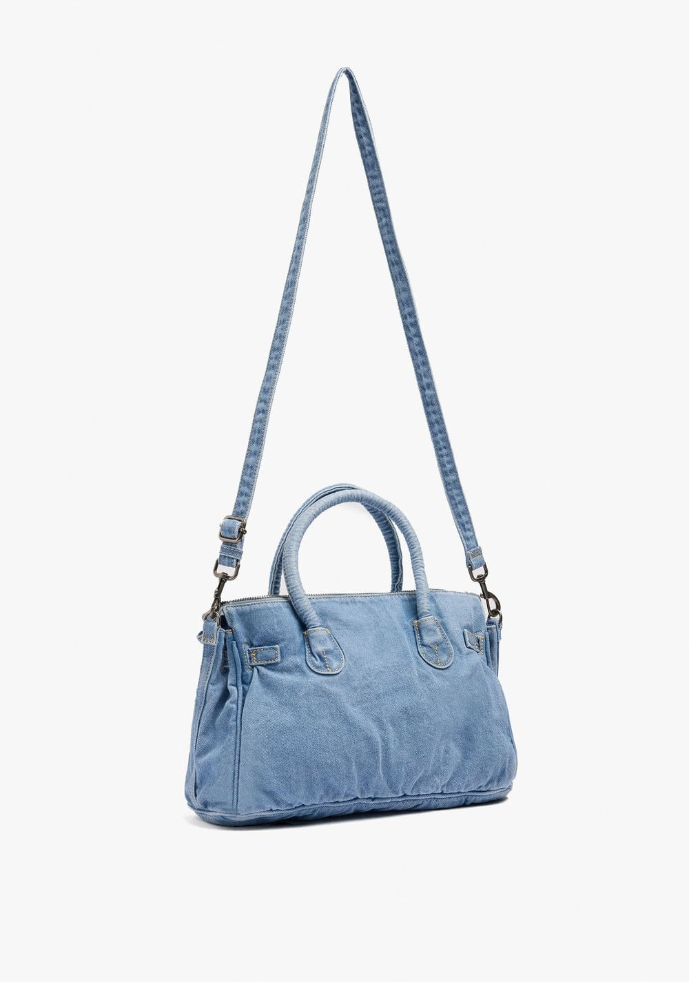 Cartera Tote Denim con Tiracolo Parfois 4