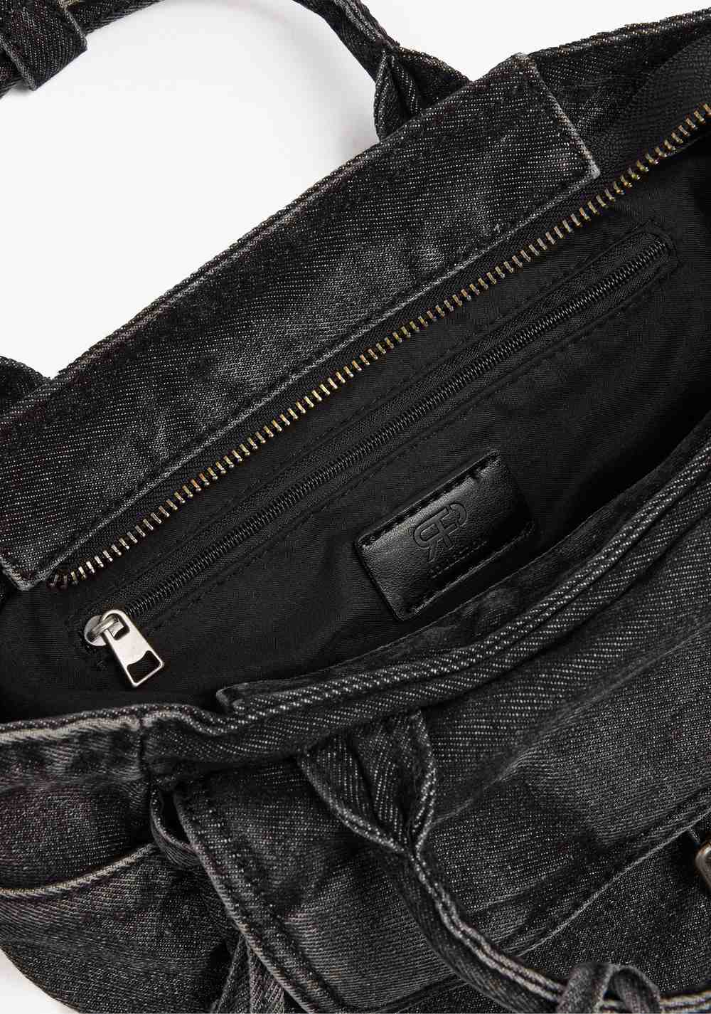 Cartera Tote Denim con Tiracolo Parfois 5