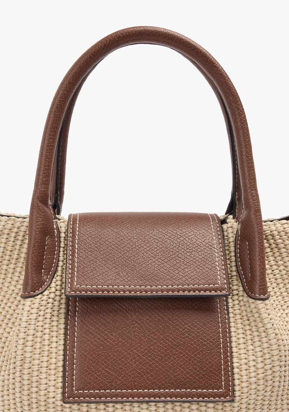 Cartera Tote Efecto Rafia con Solapa Parfois 3