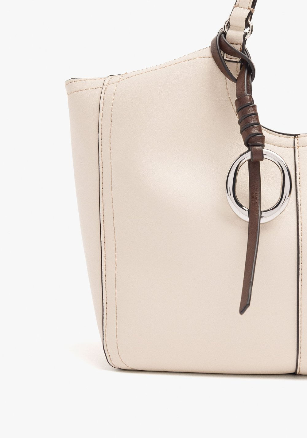 Cartera Tote Lisa con Cierre de Cremallera Parfois 3