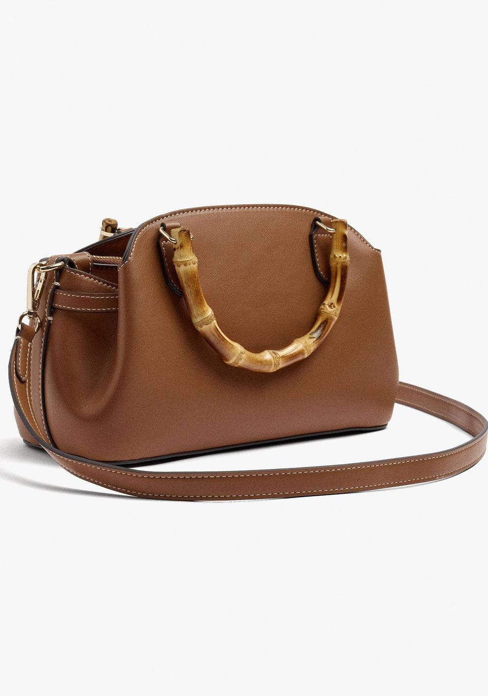 Cartera Tote Ovalado Liso Parfois 4