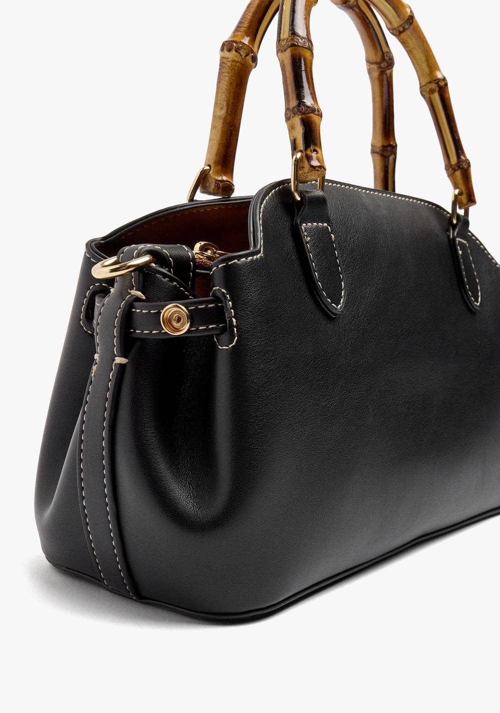 Cartera Tote Ovalado Liso Parfois 3