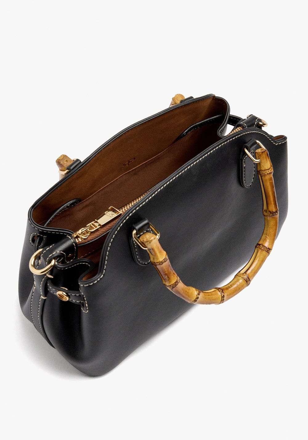 Cartera Tote Ovalado Liso Parfois 5