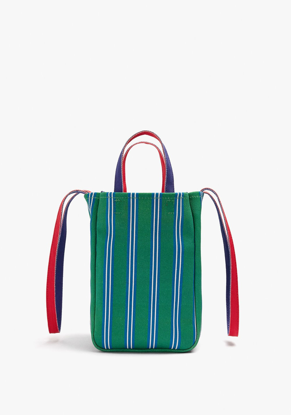 Cartera Tote Sarga Reversible a Rayas Parfois 3