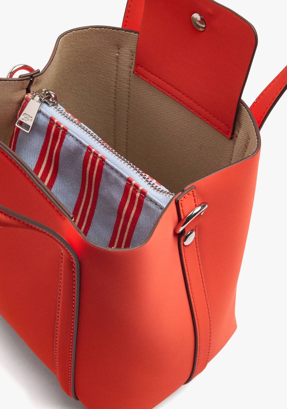 Cartera Tote Textura Suave con Tiracolo S Parfois 5