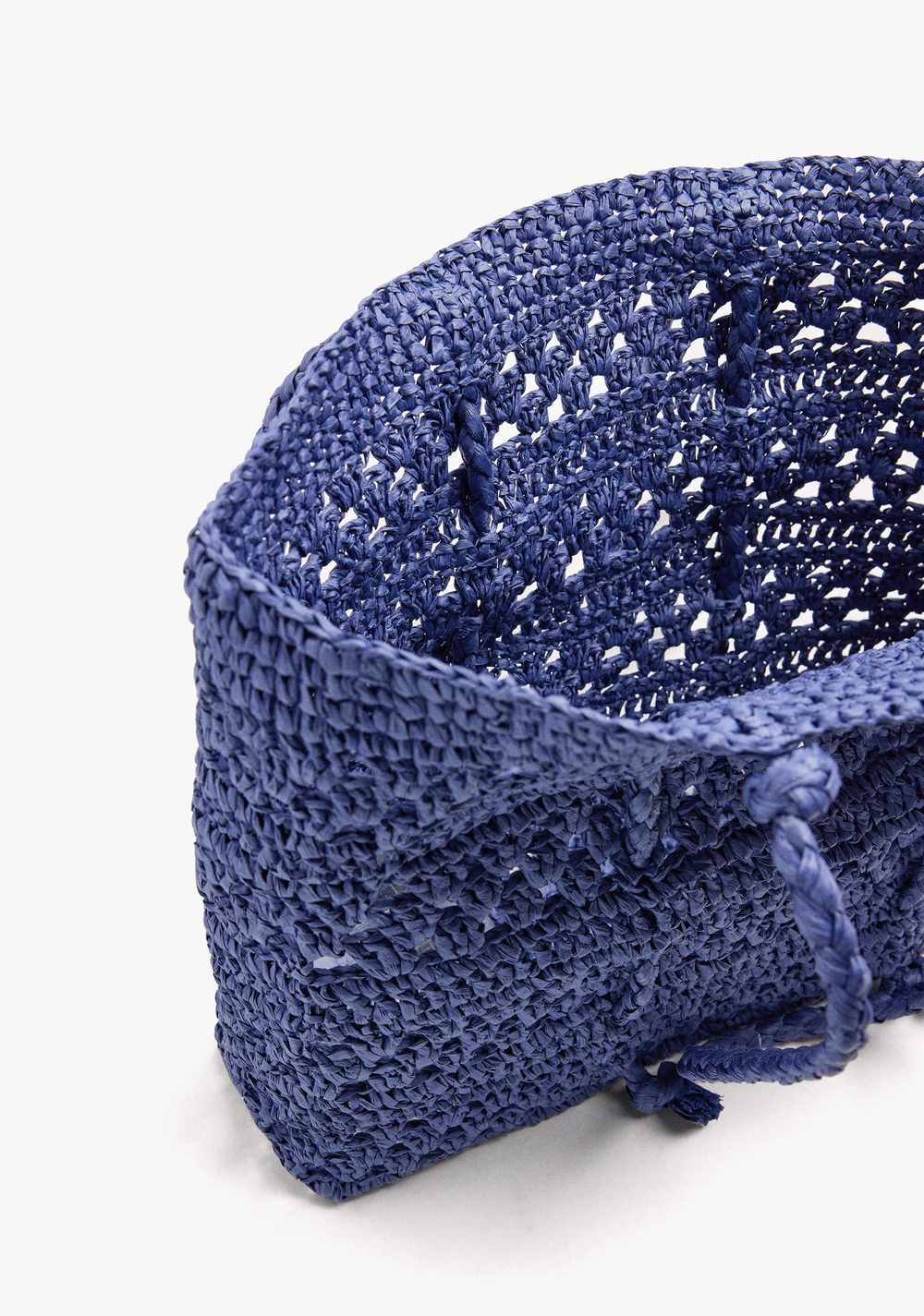 Cartera Tote Trenzado Efecto Rafia Parfois 6