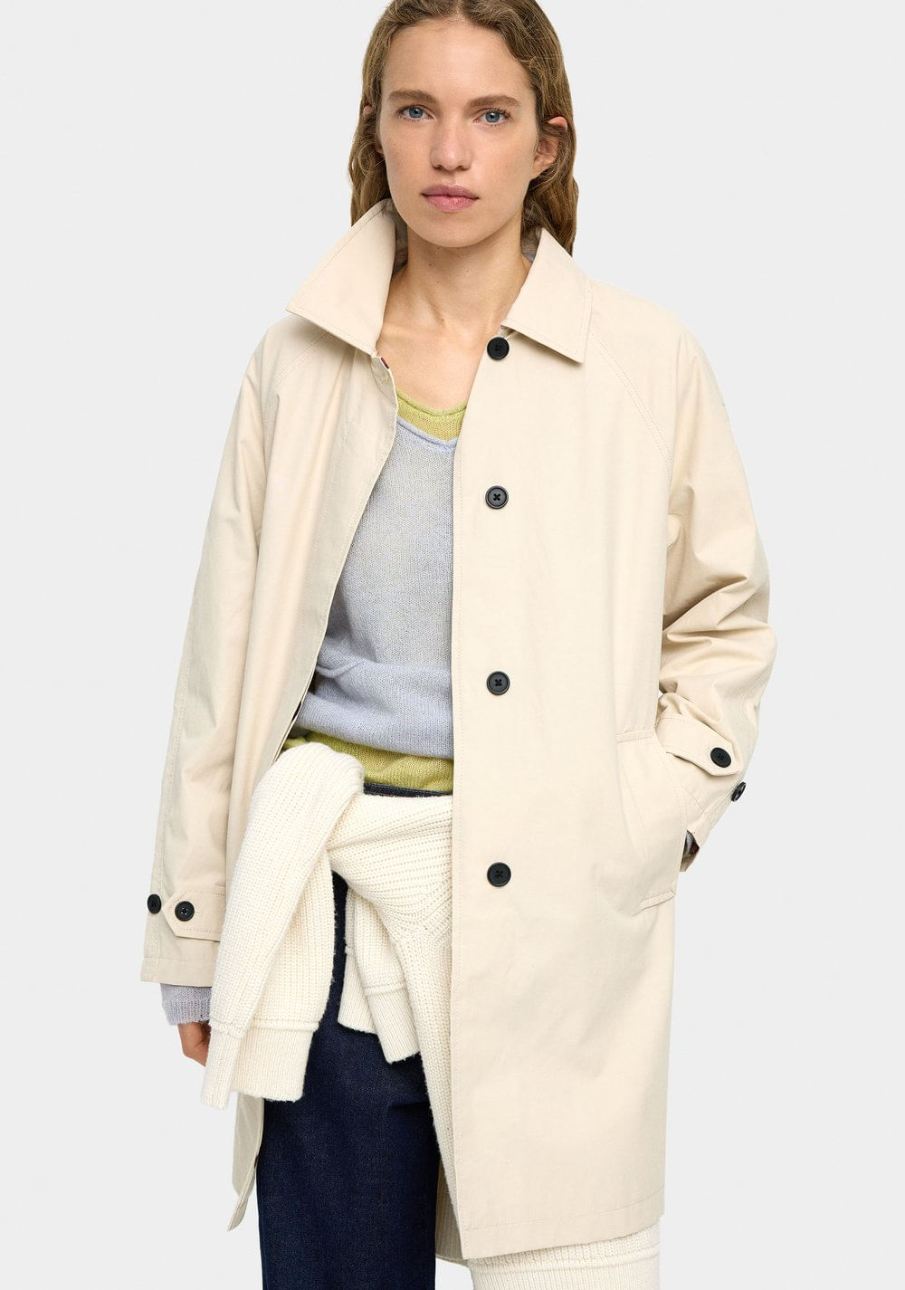 Chaqueta de Algodón con Forro de Lunares Parfois Imagen Principal