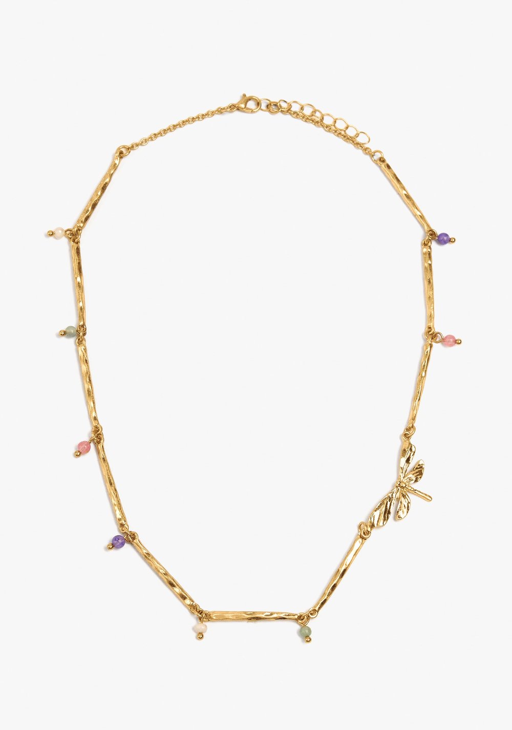 Collar de Barras con Cuentas de Piedra Parfois Imagen Principal
