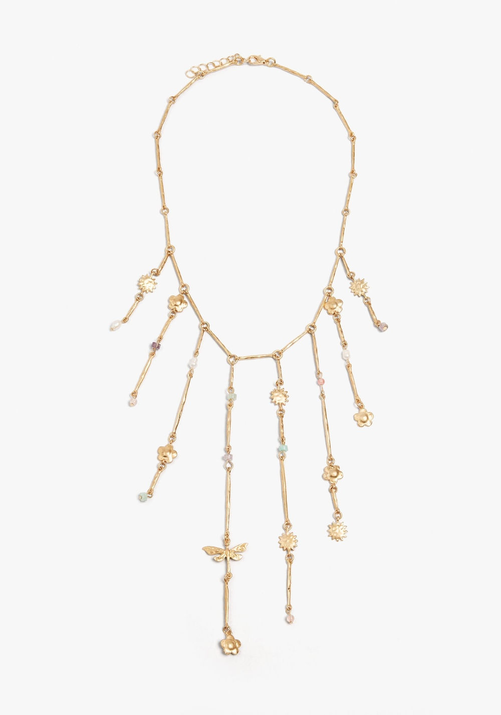 Collar de Barras, Perlas y Piedras Parfois