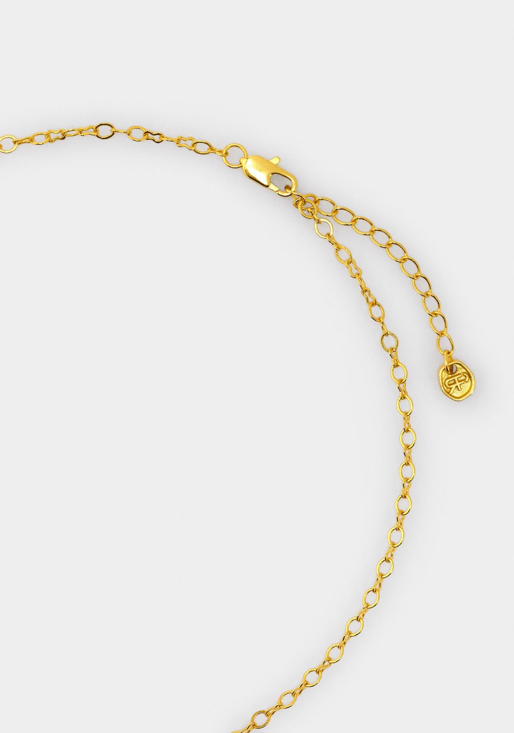 Collar Colgante de Aro con Piedras - Baño de Oro 18k Parfois 4