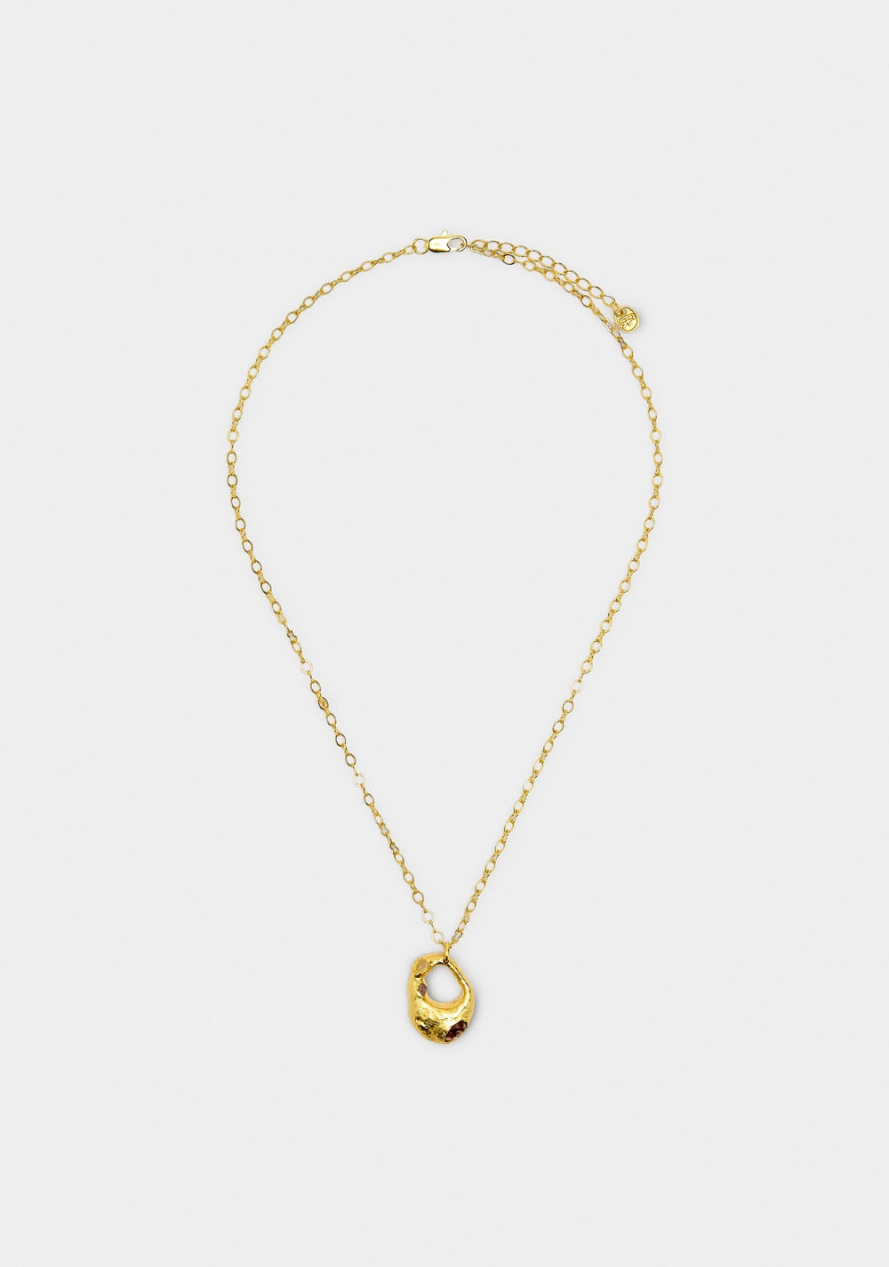 Collar Colgante de Aro con Piedras - Baño de Oro 18k Parfois Imagen Principal