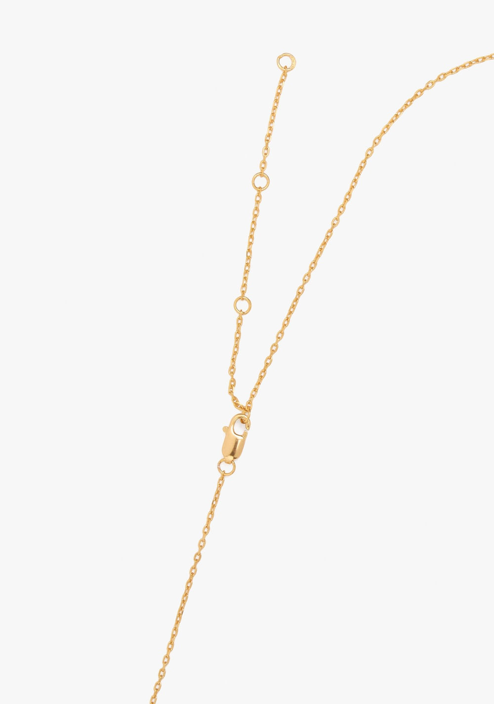 Collar Corazón con Zircónia Baño de Oro 18k Parfois 3