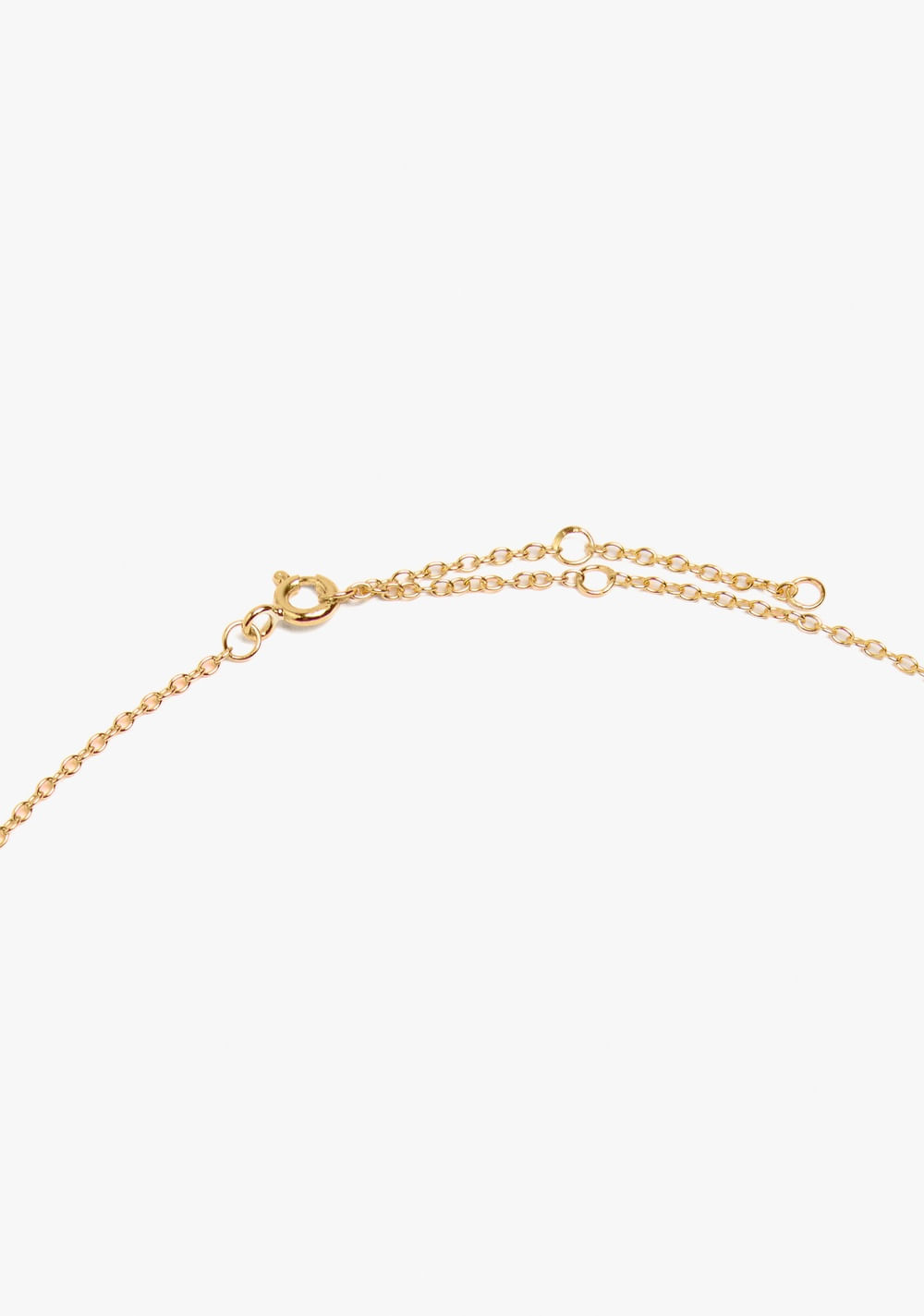 Collar Corazón Zircónia y Perla Baño de Oro 18k Parfois 3