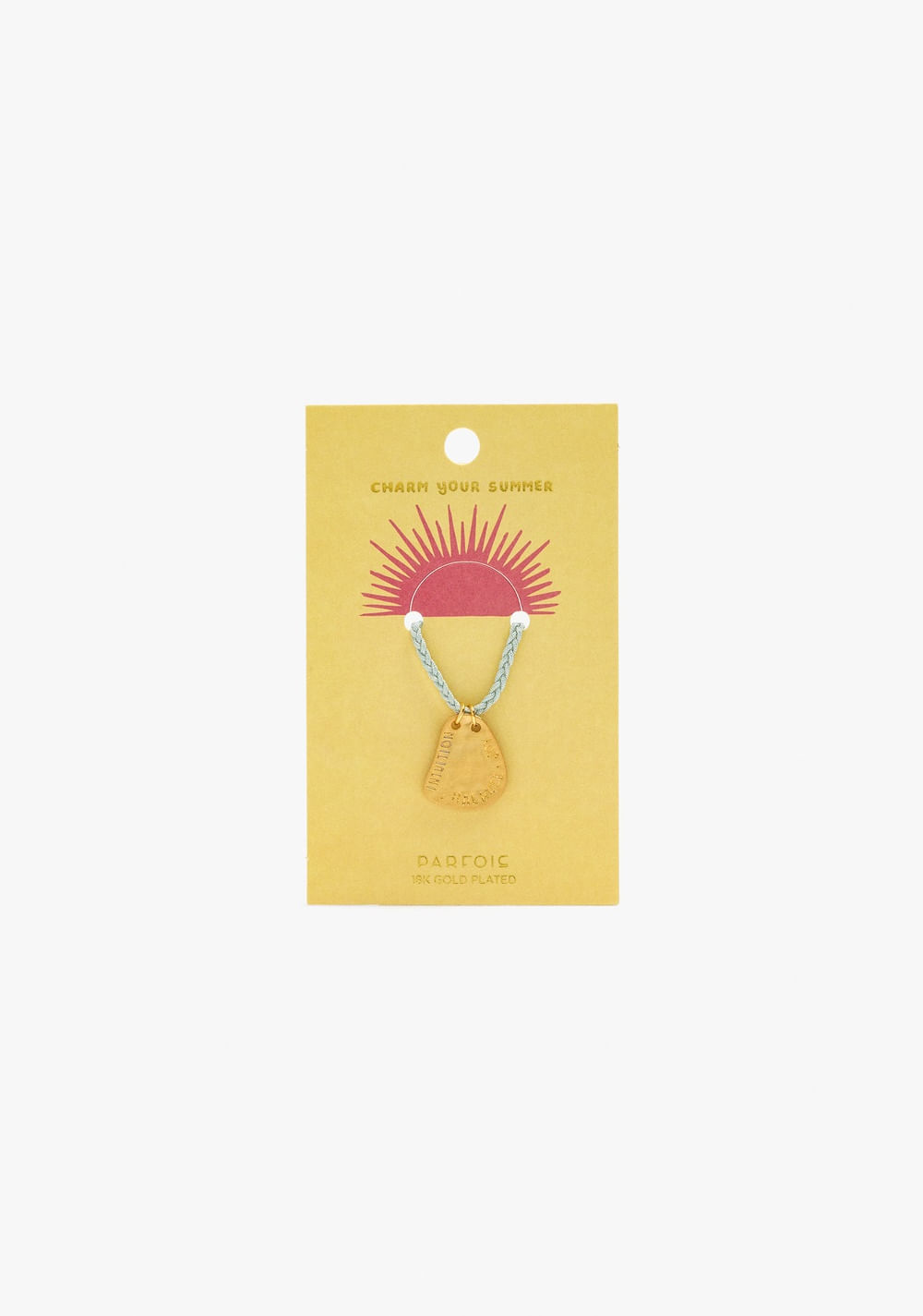 Collar de Cordón con Charm Baño de Oro 18k Parfois 3