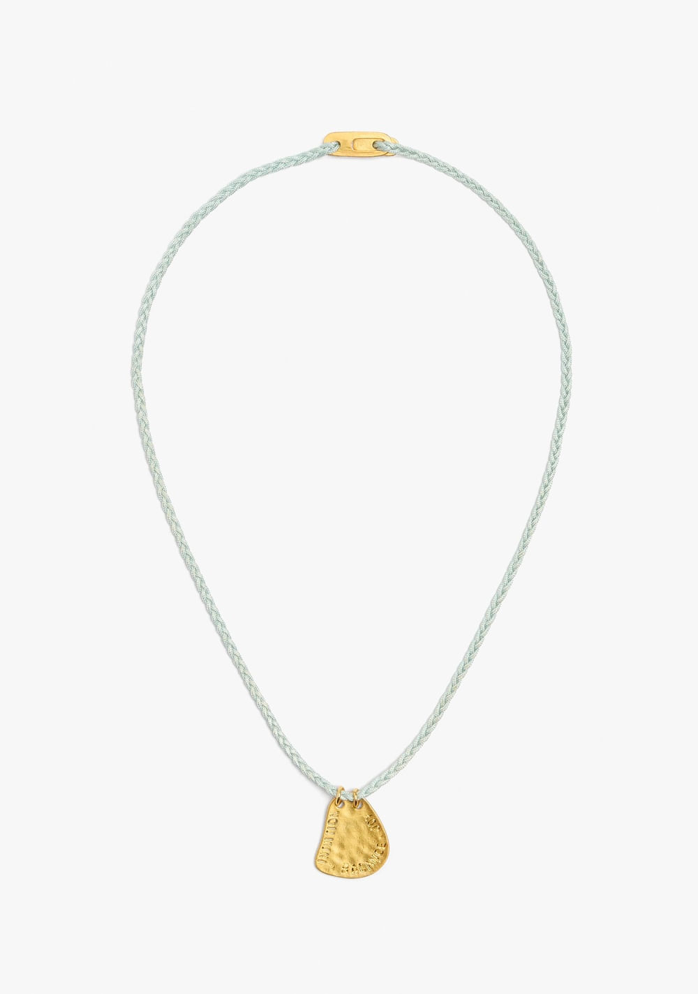 Collar de Cordón con Charm Baño de Oro 18k Parfois