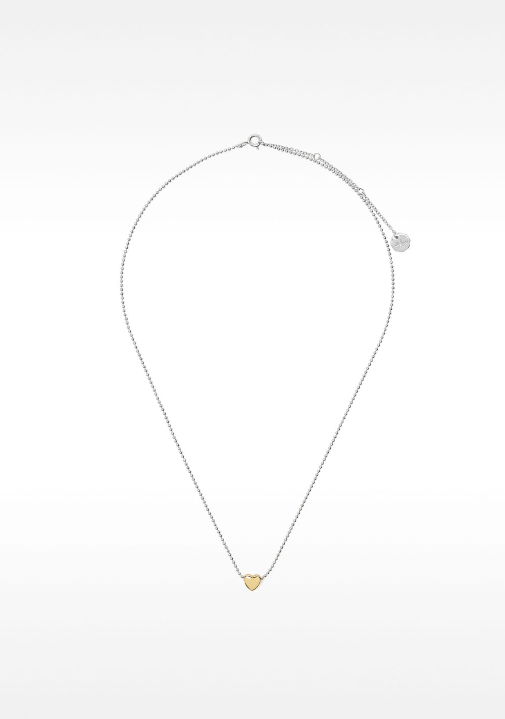 Collar Corto con Colgante de Corazón – Plata de Ley 925 Parfois Imagen Principal