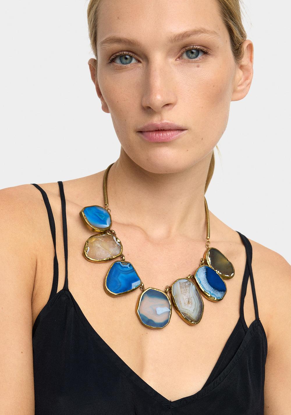 Collar Corto Maxi de Piedras Parfois 4
