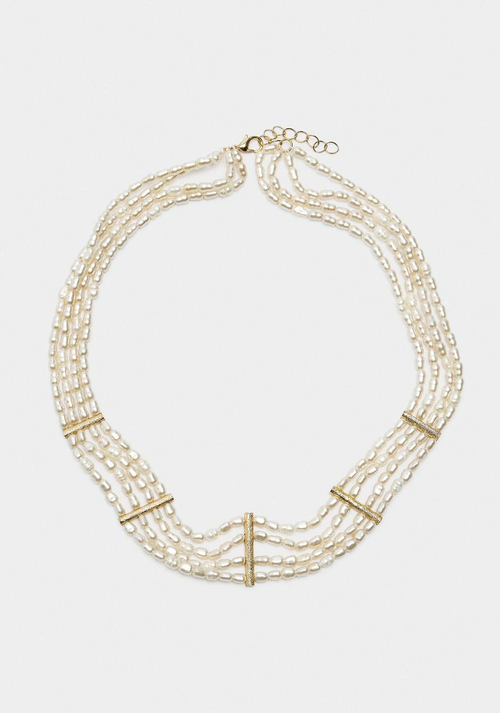 Collar Corto con Perlas de Agua Dulce Parfois Imagen Principal