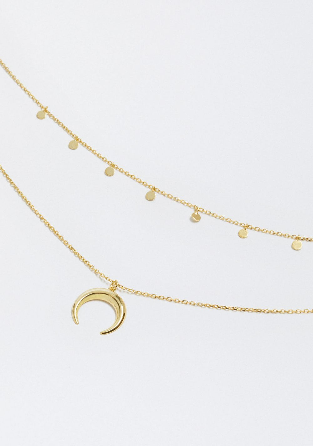 Collar Corto de Plata 925 con Cuerno Parfois 2