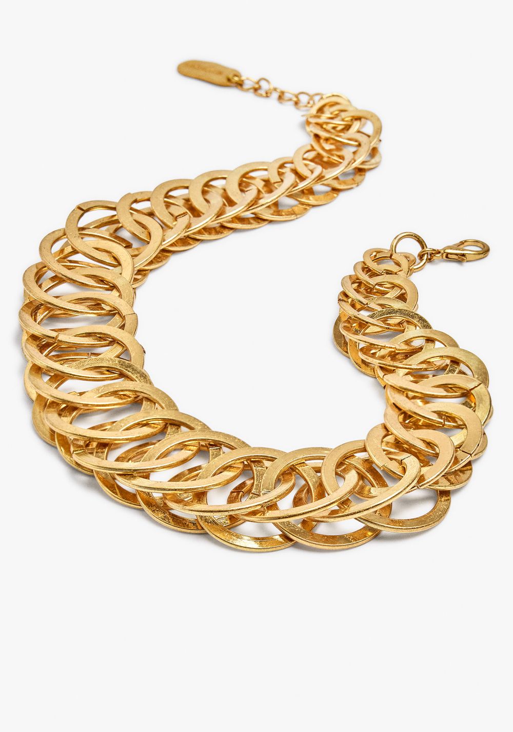 Collar Corto con Zarcillos de Aro Entrelazados Parfois 3