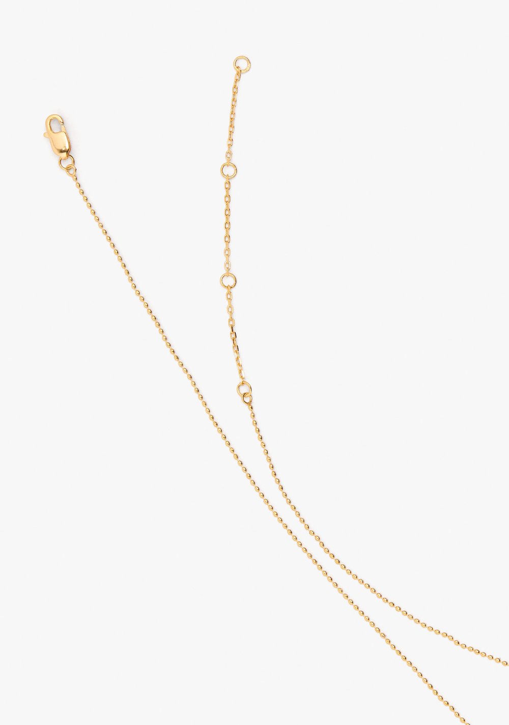 Collar con Cruz Perla Baño de Oro 18k Parfois 4